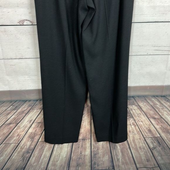 Pendleton Dress Pants Womens Size 10 Black Side Zip High Waisted made in USA - Picture 5 of 11